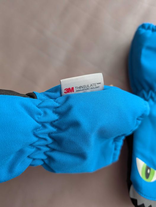 Mănuși schi cu 1 deget călduroase și impermeabile pentru copii