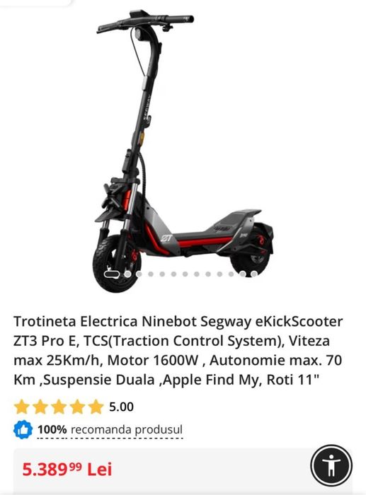 Segway zt 3 pro versiunea off-road