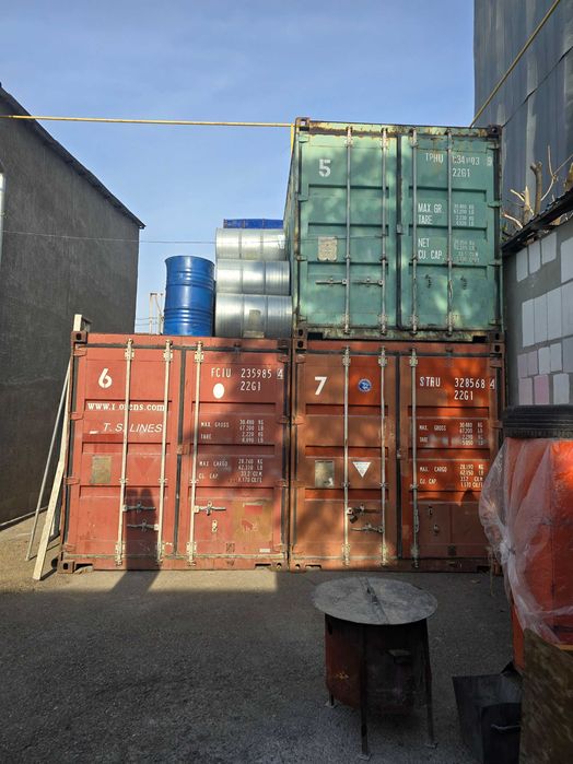 Контейнера 6 м 2.60 высота 3 шт в наличие