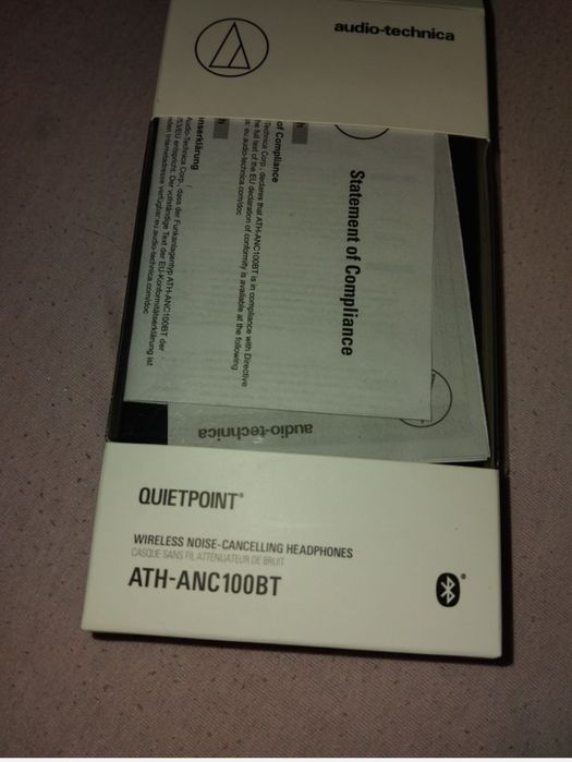 Casti Audio Technica ATH-ANC100BT In-ear Bluetooth Handsfree Negru