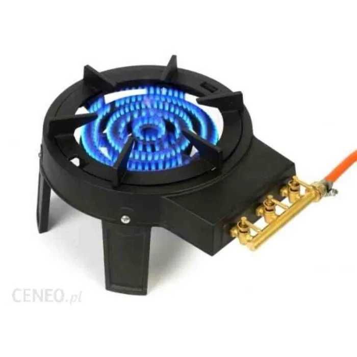 Arzator Pirostrie cu 3 Focuri, Gratar Detasabil, 4 Picioare