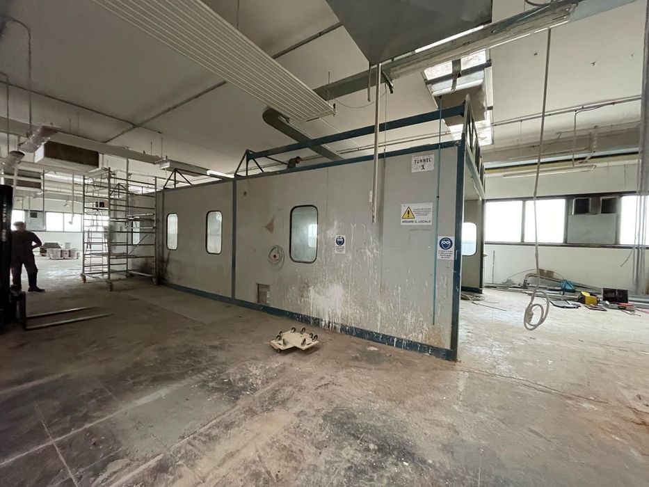 Cabina de vopsit tâmplărie presurizata