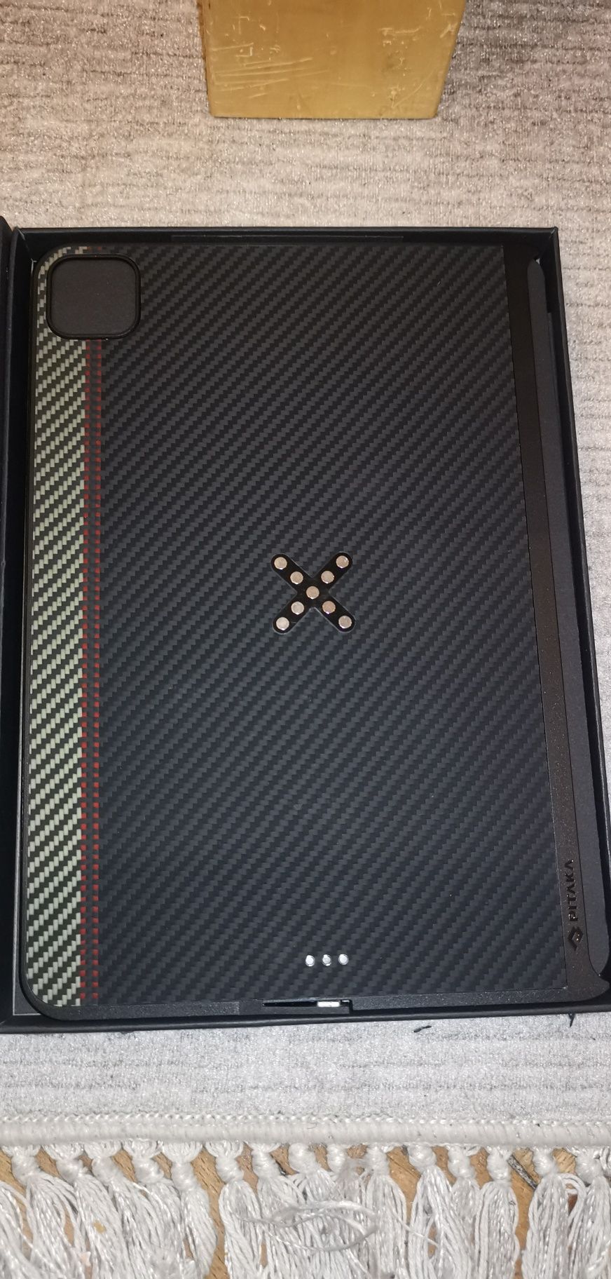 PITAKA MagEZ Case Pro за iPad Pro 11" 2022 г + PitaFlow безжично заряд