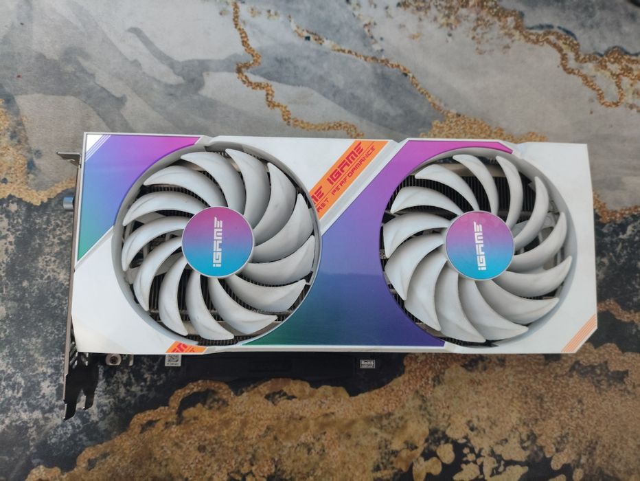 Видеокарта colorful rtx 3050 на 8 гигов