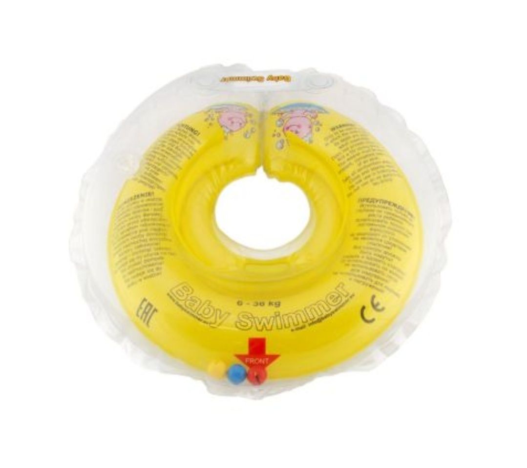 Colac de gat pentru bebelusi Babyswimmer Verde 0-24 luni × 2 buc