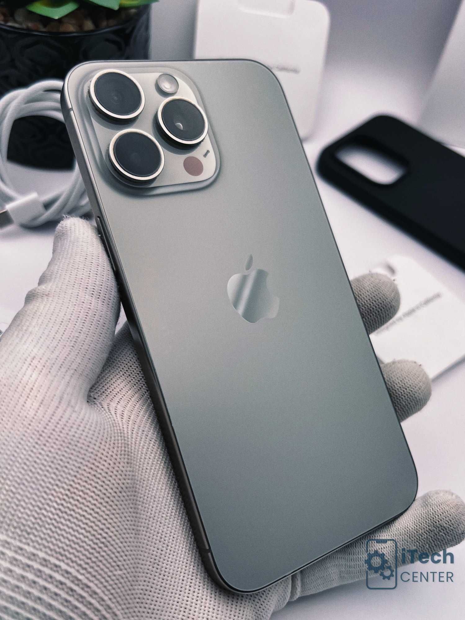 iPhone 15 Pro MAX, 256GB, 100% батерия, КАТО НОВ, 1 година ГАРАНЦИЯ!