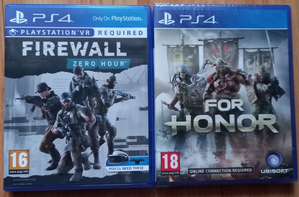 For Honor şi Firewall Zero Hour ps4