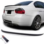 Заден ЛИП Спойлер БМВ Е90 Е91 Черен ГЛАНЦ BMW E90 E91 Нов Lip Тунинг