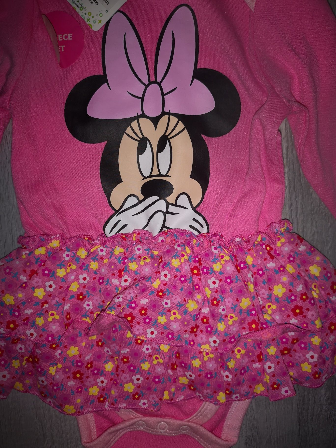 Minnie Disney body tutu + dres 18-24 luni UK