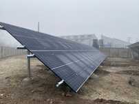 Structura metalica zincata montaj la sol pentru panouri fotovoltaice