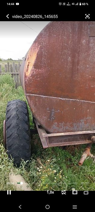 Продам бочку на колёсах