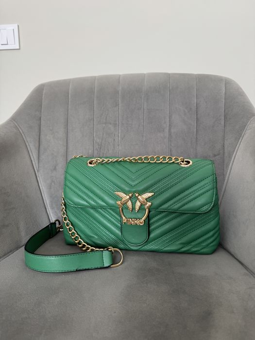 Чанта PINKO зелена