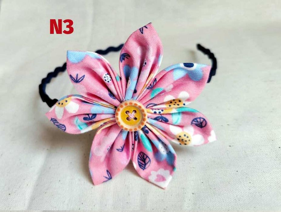 Диадема с цвете, ръчна изработка