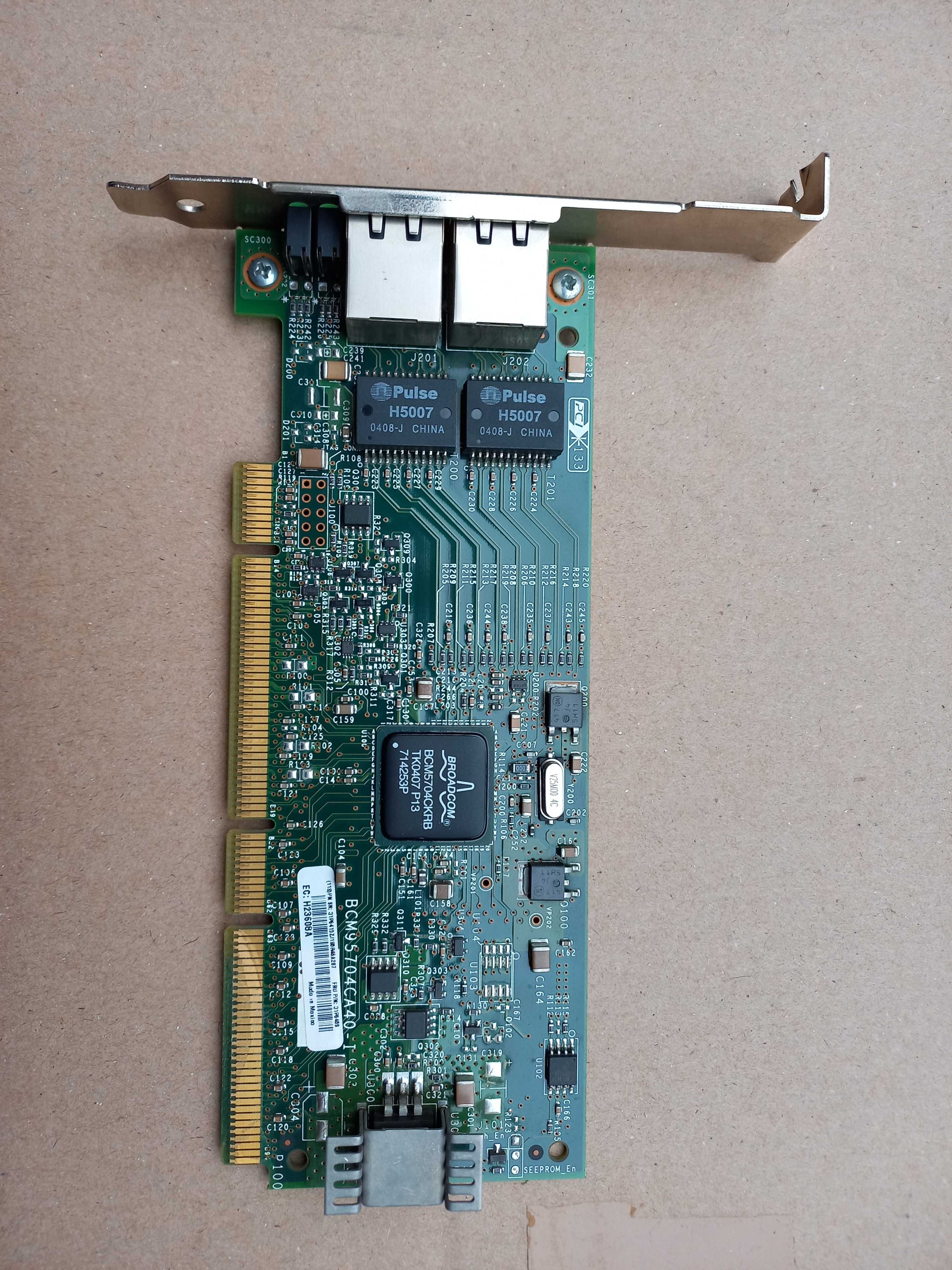 Placa de retea dual (dubla) GIGABIT 10/100/1000 port PCI Express