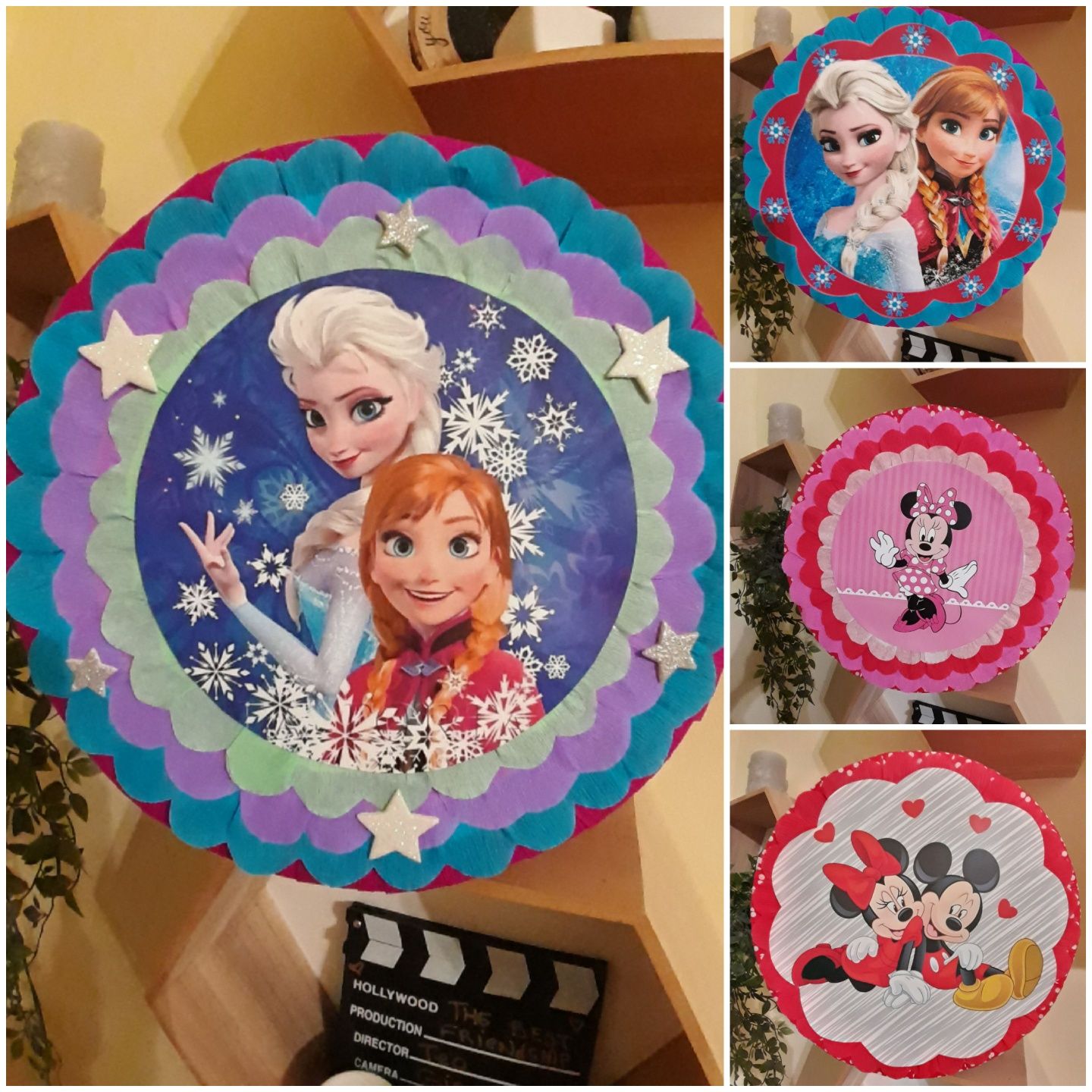 Piñata piniata Barbie Elsa Stitch Hulk Minnie