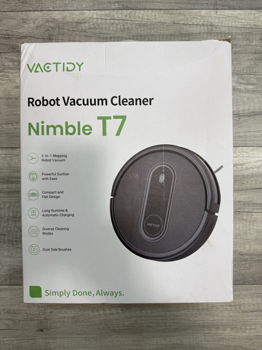 Vactidy Nimble T7 Robot Vacuum and Mop Combo, nou !