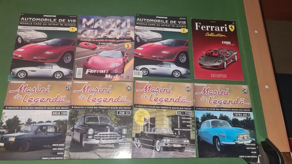 Biblioraft+Reviste Colectie "Masini De Legenda"+ alte colectii