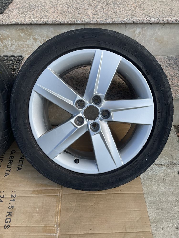 jante aliaj orig Skoda Fabia 3 NJ3 NJ5 Rapid Polo 5x100 215 45 16