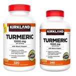КУРКУМА Kirkland 1000мг 320 капсул TURMERIC из Америки