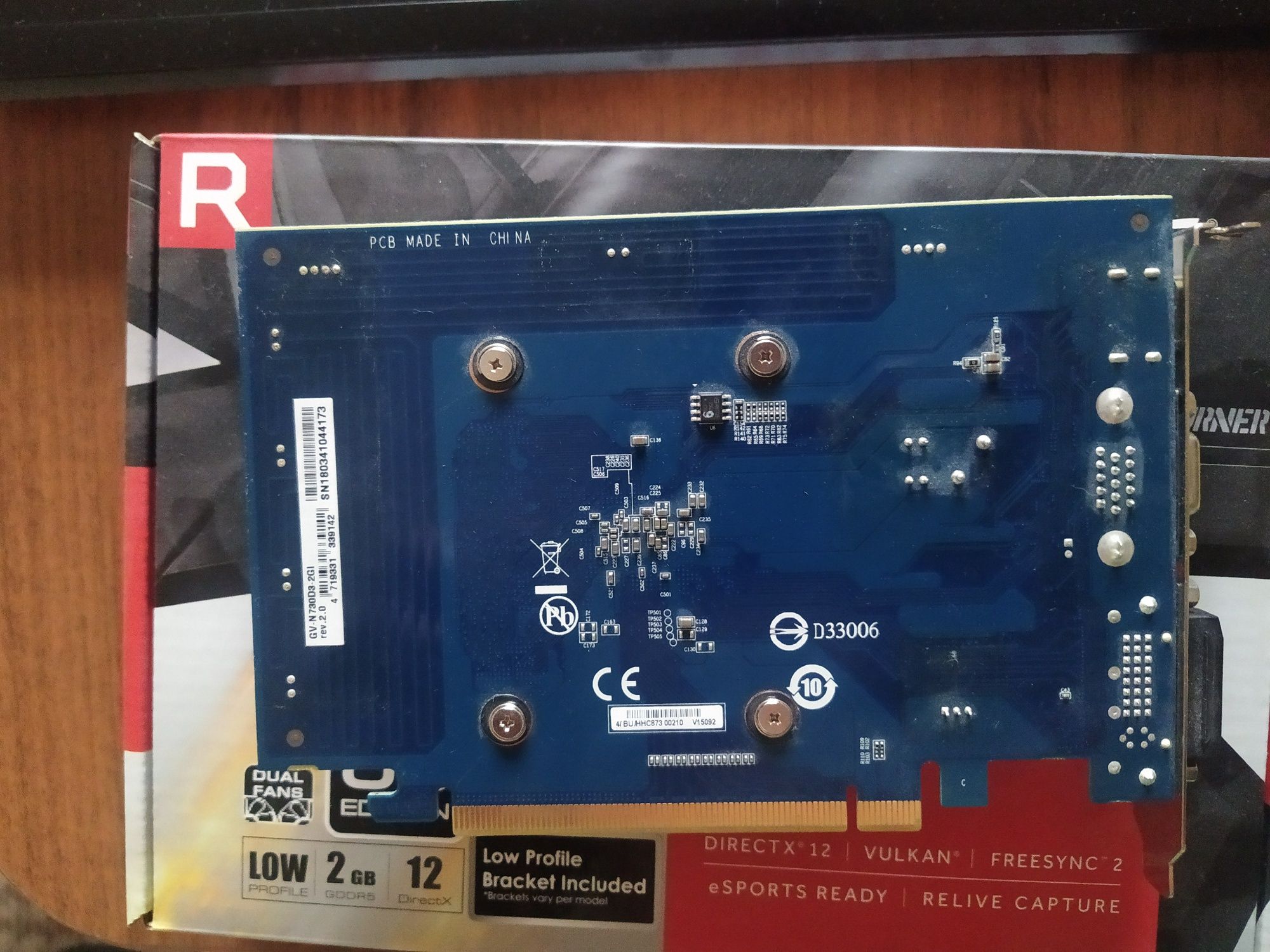 Видеокарта Gigabyte Geforse Gt 730 2gb GDDR3