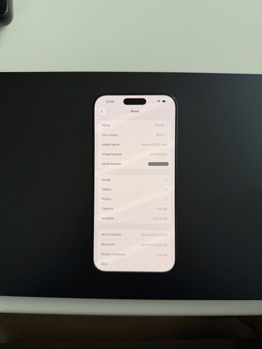iPhone 16 Pro Max 512GB [като нов]