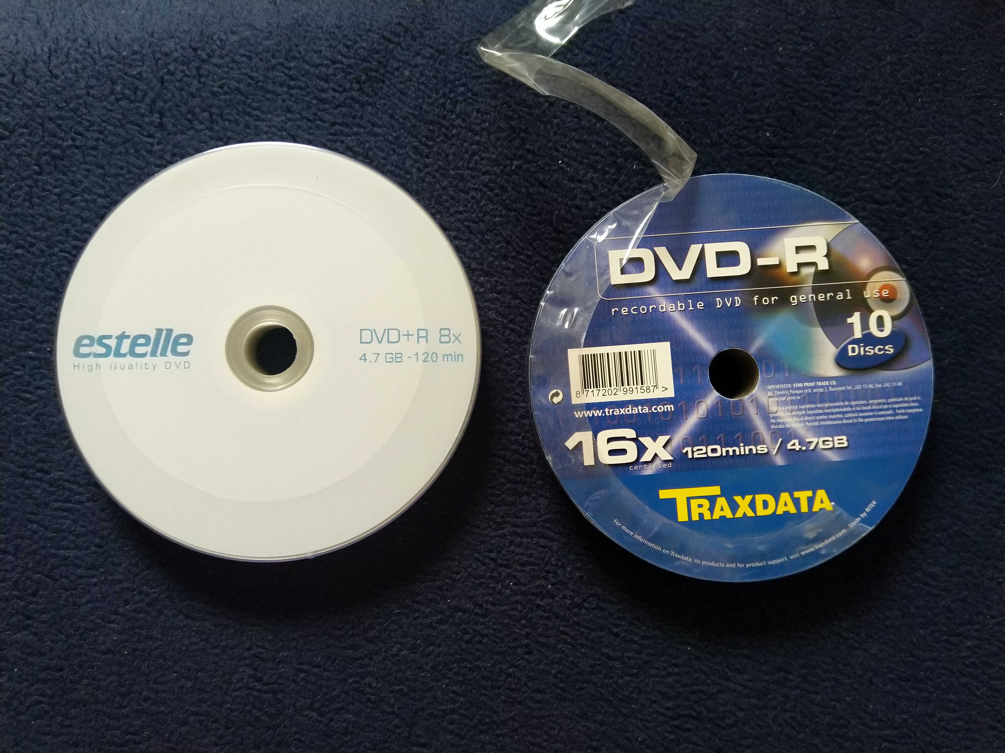 DVD-R și DVD+R (18 bucăți)