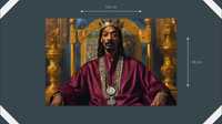 Tablou Canvas "Snoop "Bordeaux"" 120 x 80 cm