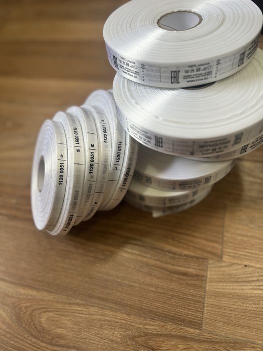 Асл белги дата матрикс бар код ва бошка сатин нелонга печатлар