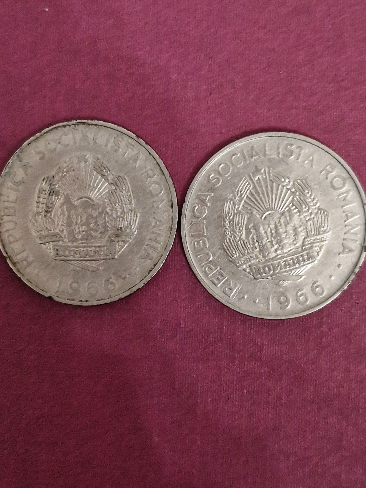 Moneda 3 lei an 1966