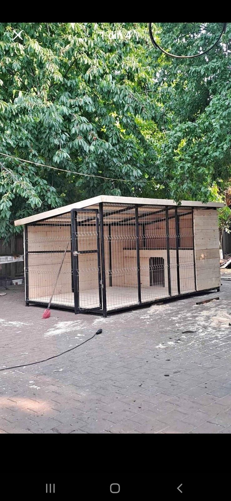 Vând țarc cușcă câine structura metalica groasa +O cușcă cadou