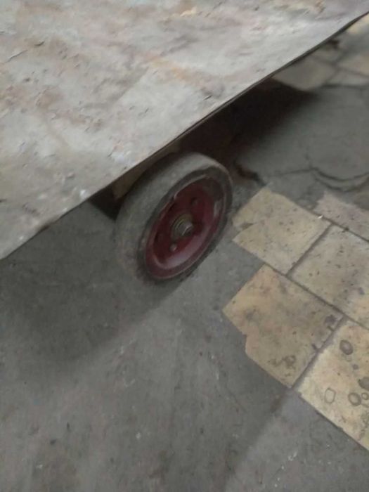 Арава, тележка на новых колёсах, незаменимый помощник