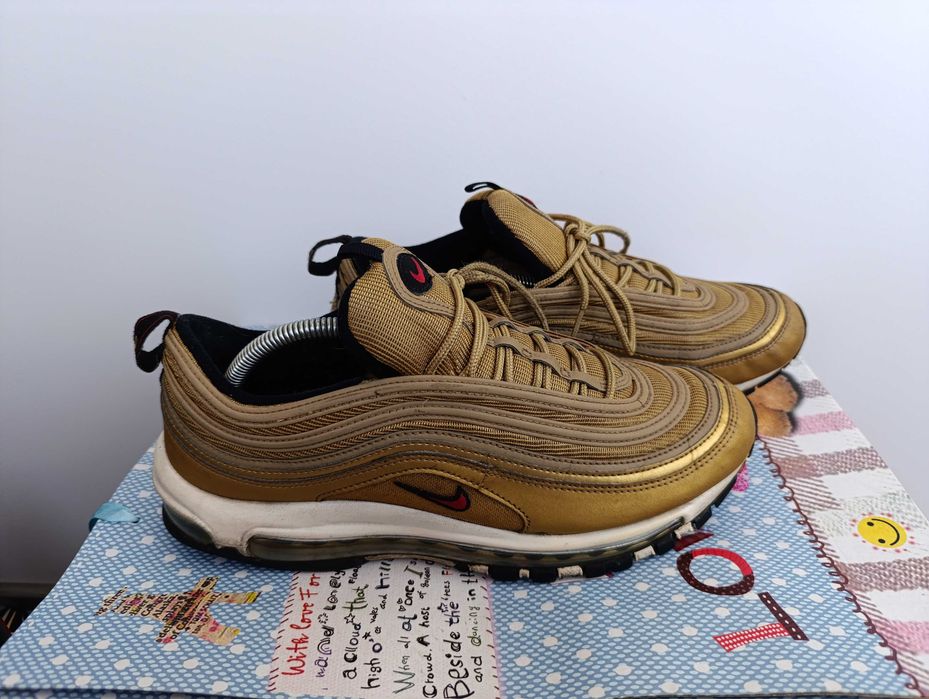 Nike Air Max 97 OG "Gold Bullet"оригинални маратонки 45 номер