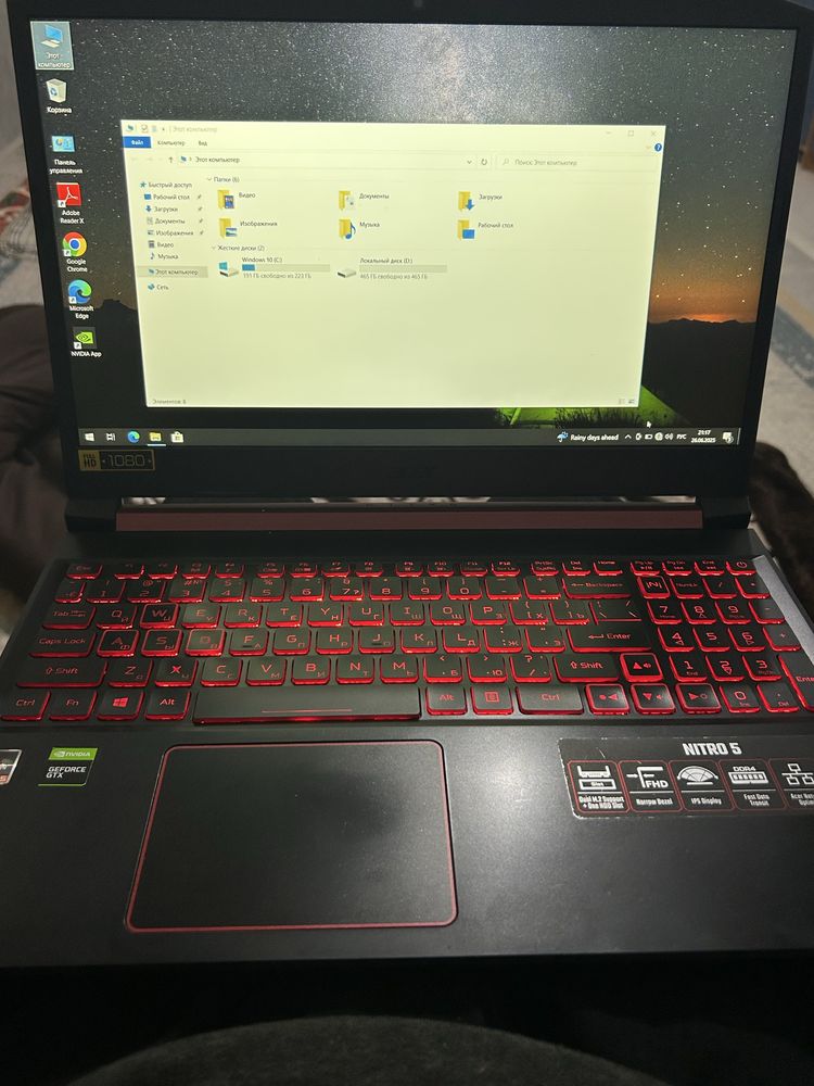 Acer Nitro в идеальном состоянии