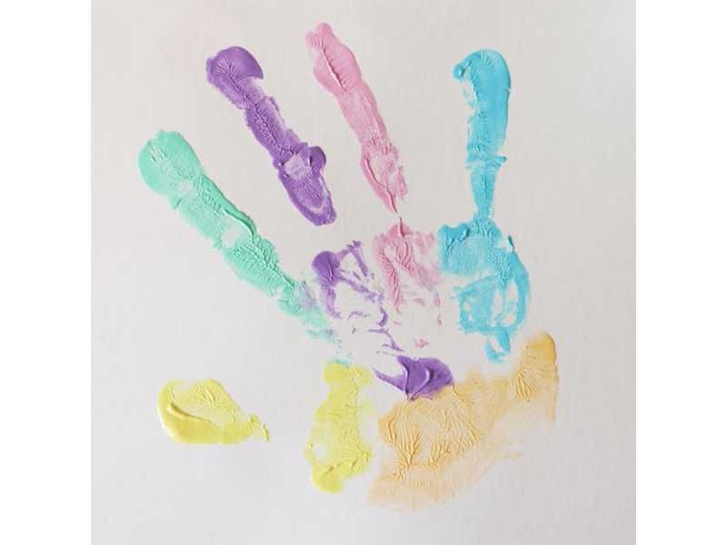 НОВИ! Бои за русуване с пръсти Primo Pastel 6x100гр Италия