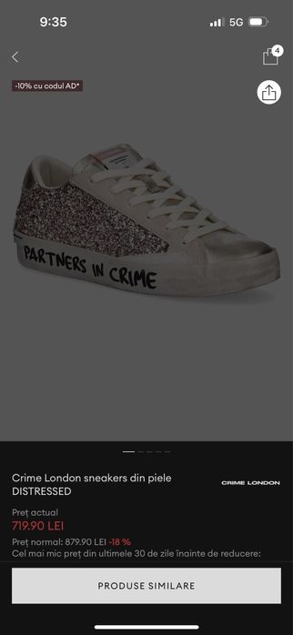 Adidas sneackers 36 CRIME Golden goose