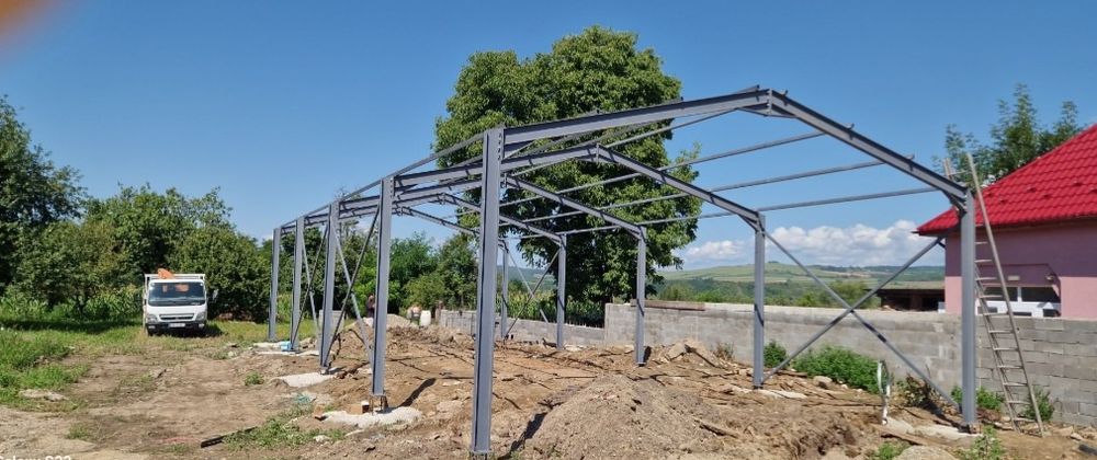 Vând hală metalică 8x15 din profil IPE facem și alte dimensiuni la com