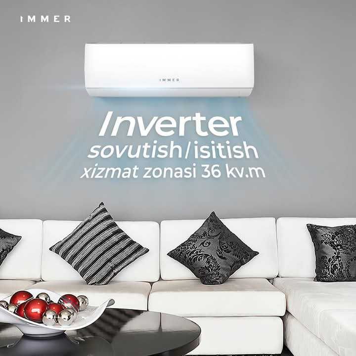 Кондиционер Immer (12) AERO DC INVERTER (R32) Доставка бесплатно