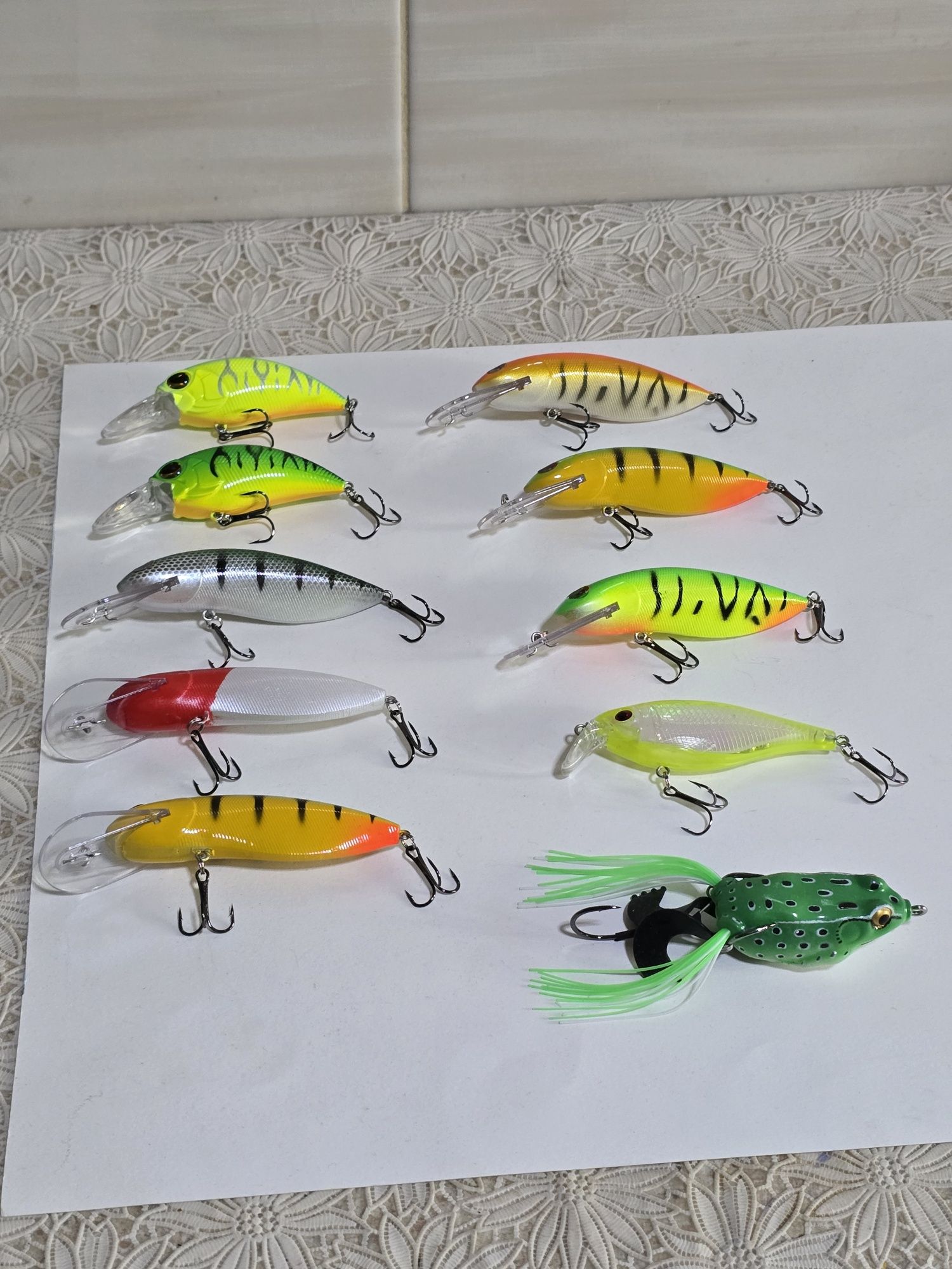 voblere stiuca, somn, salau set de 10 bucati
