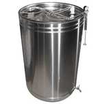Butoi (cisternă) INOX cu capac flotant 150 L si camera din silicon