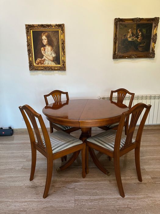 Masa + 4 scaune  heldense exclusive english furniture