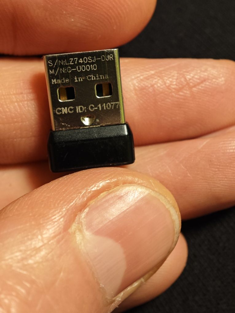 Продавам Logitech безжичен USB Nano PC приемник Cu0010 Донгъл C-11077