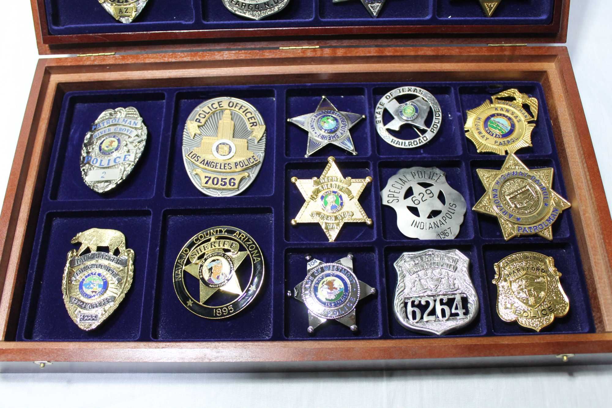 Colectie 21 insigne insigna politie replica America US - GODE