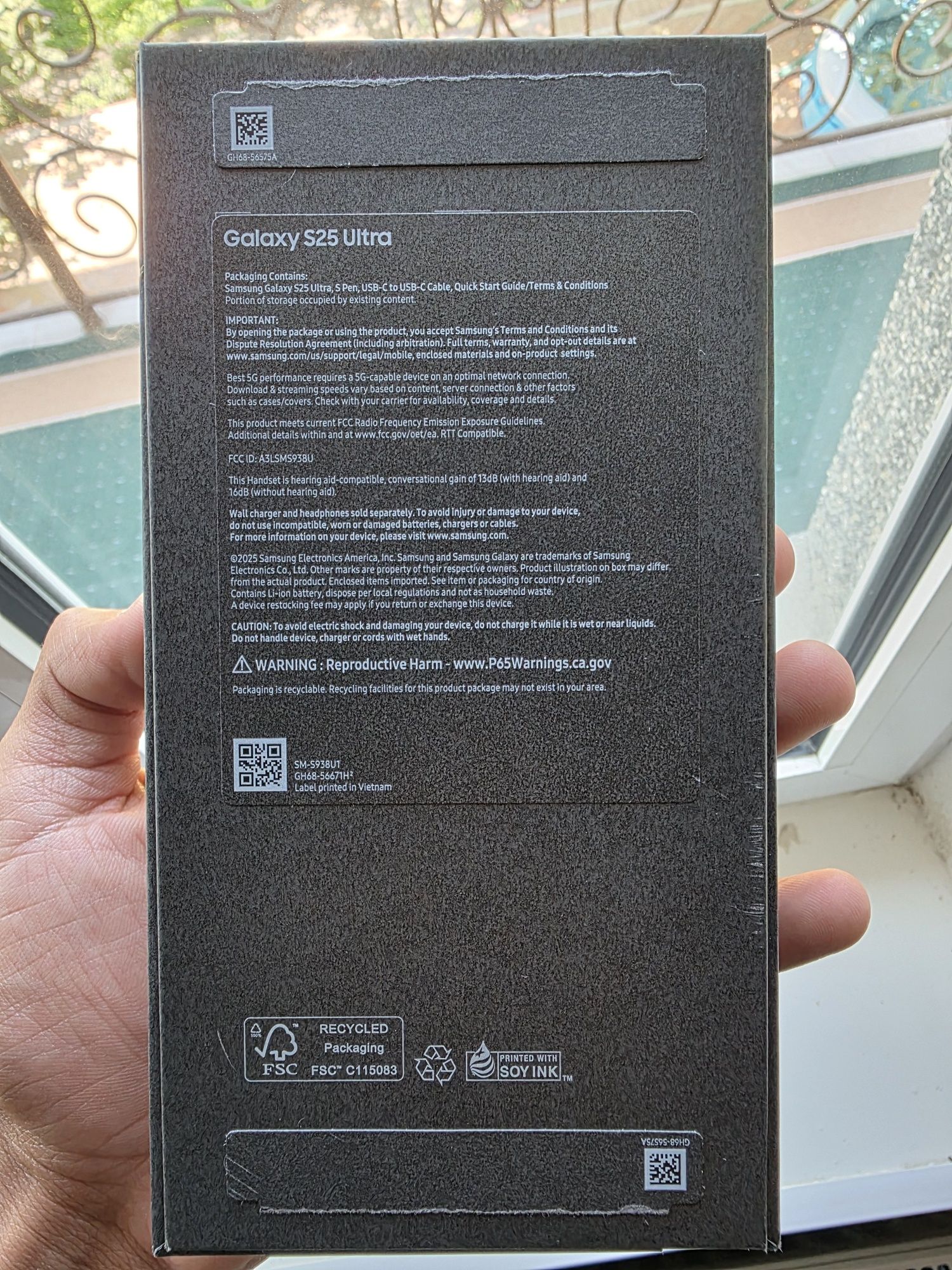 S 25ultra  12/1tb xotira eng fuli