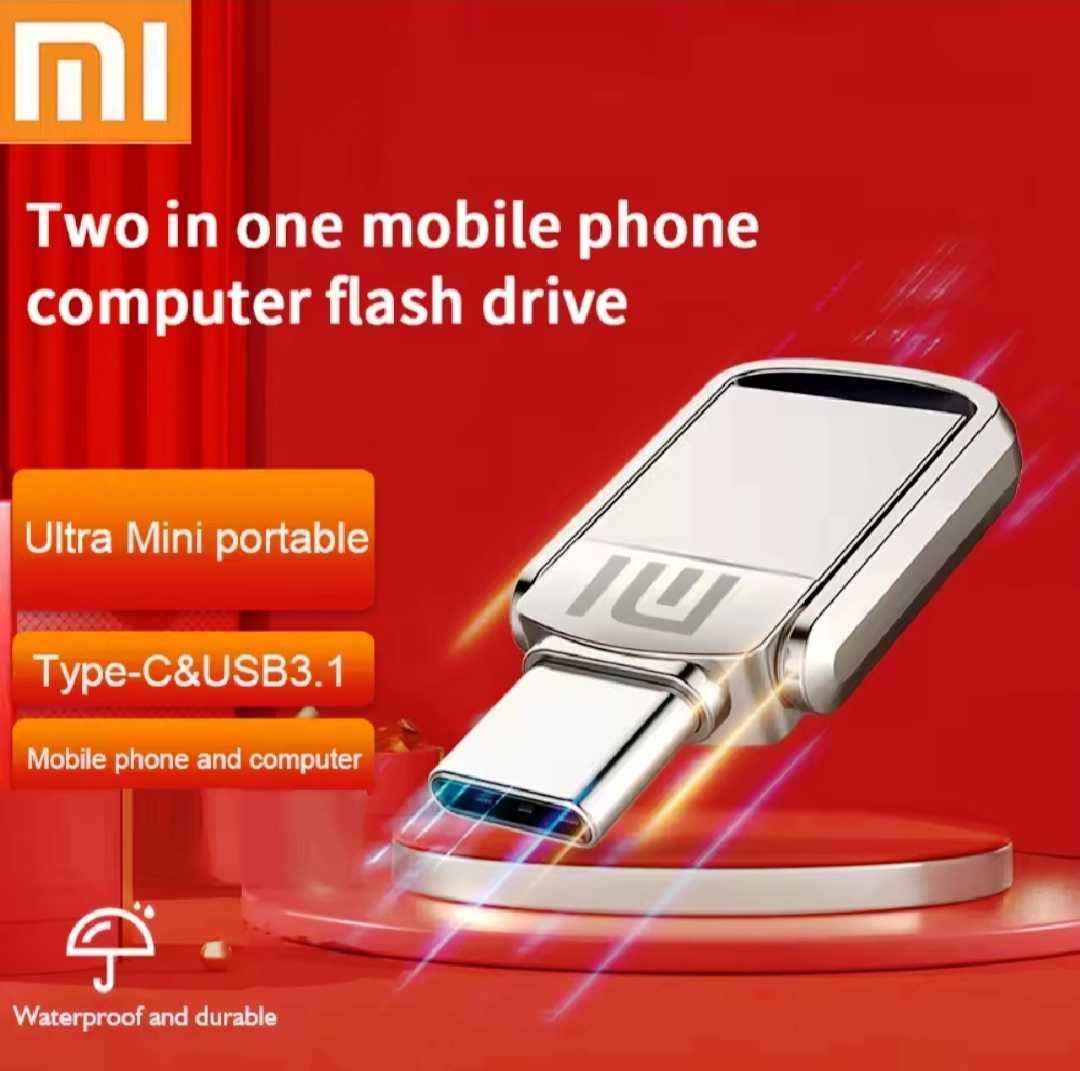 Нова Флаш памет Метална XIAOMI 2TB(2 хиляди GB)