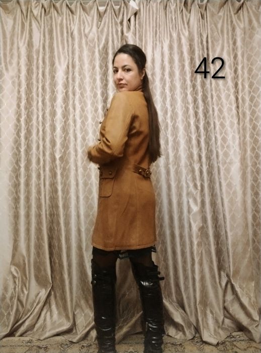 Кардиган кожа Италия