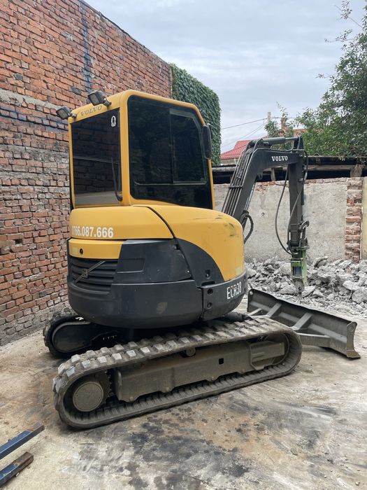 Miniexcavator Nisip Piatra Balast Evacuare Moloz Beton