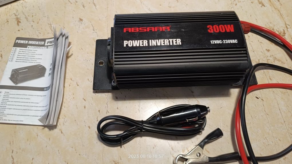 Invertor de curent, Absaar, 300 W

Invertorul este recomandat consumat