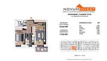 Cesiune Apartament 2 camere – Novum 56, Bloc I, etaj 5,
