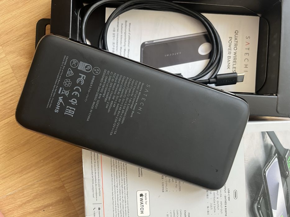 Baterie externa Satechi Quatro Wireless 10.000 mAh
