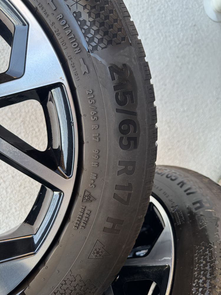 Джанти VW с гуми Continental Winter Contact Ts 870p 215/65/17 4 бр.